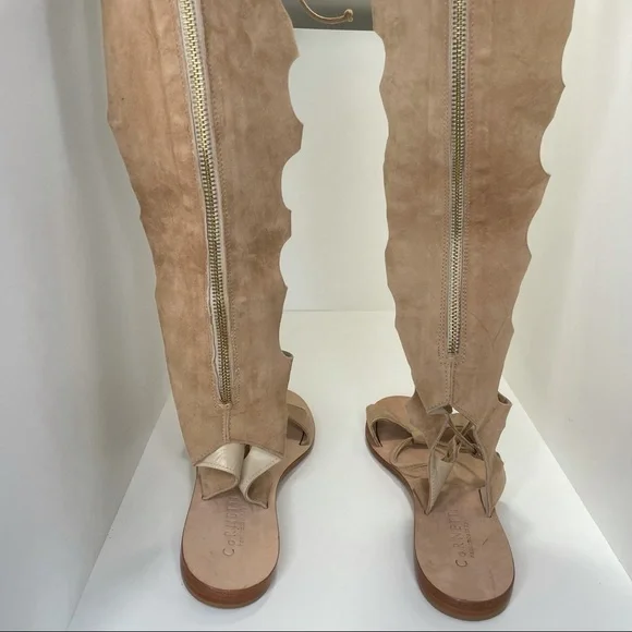 ❎SOLD Cornetti Gladiator Sandals Lace Up Leather Slides Italian Conca EU 37 - Picture 8 of 13